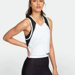 RVCA Mesh Tie Back Tank