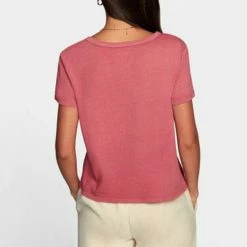 RVCA Women's Big Slim Crew Lifestyle Tops