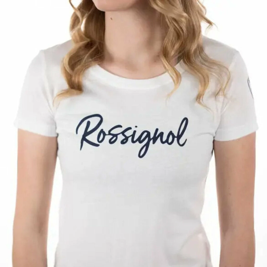 Rossignol Women's Script Short Sleeve T-Shirt Lifestyle Tops 3 Rossignol Women's Script Short Sleeve T-Shirt Lifestyle Tops
