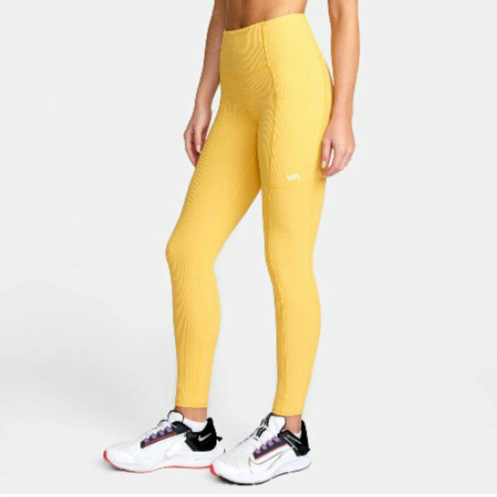 RVCA Women's Rib Workout Leggings 3 RVCA Women's Rib Workout Leggings