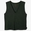 Lifestyle Tops RVCA Women's Solid Label Deep V-Neck Tank Top Shirt