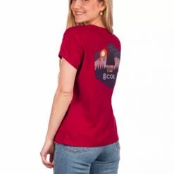 Coal Women's Cedar Creek Short Sleeve T Shirt Lifestyle Tops