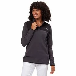 The North Face Women's TKA Glacier Snap-Neck Fleece Pullover