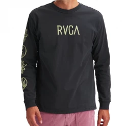 RVCA Men's Hi Dez Long Sleeve Shirt