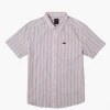RVCA Men's Endless Seersucker Short Sleeve Button Up Shirt