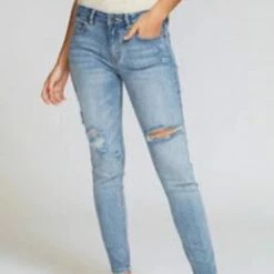 RVCA Women's Daley Mid Skinny Jeans