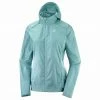 Windbreakers & Raincoats Salomon Women's Agile Wind Print Hoodie