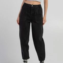 Outerwear And Clothing RVCA Women's Crunchie Denim Pants