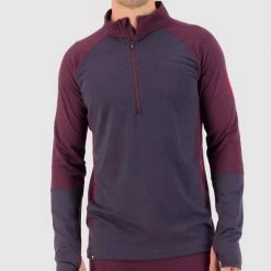 Mons Royale Men's Olympus Half Zip Merino Baselayer 250 Shirt