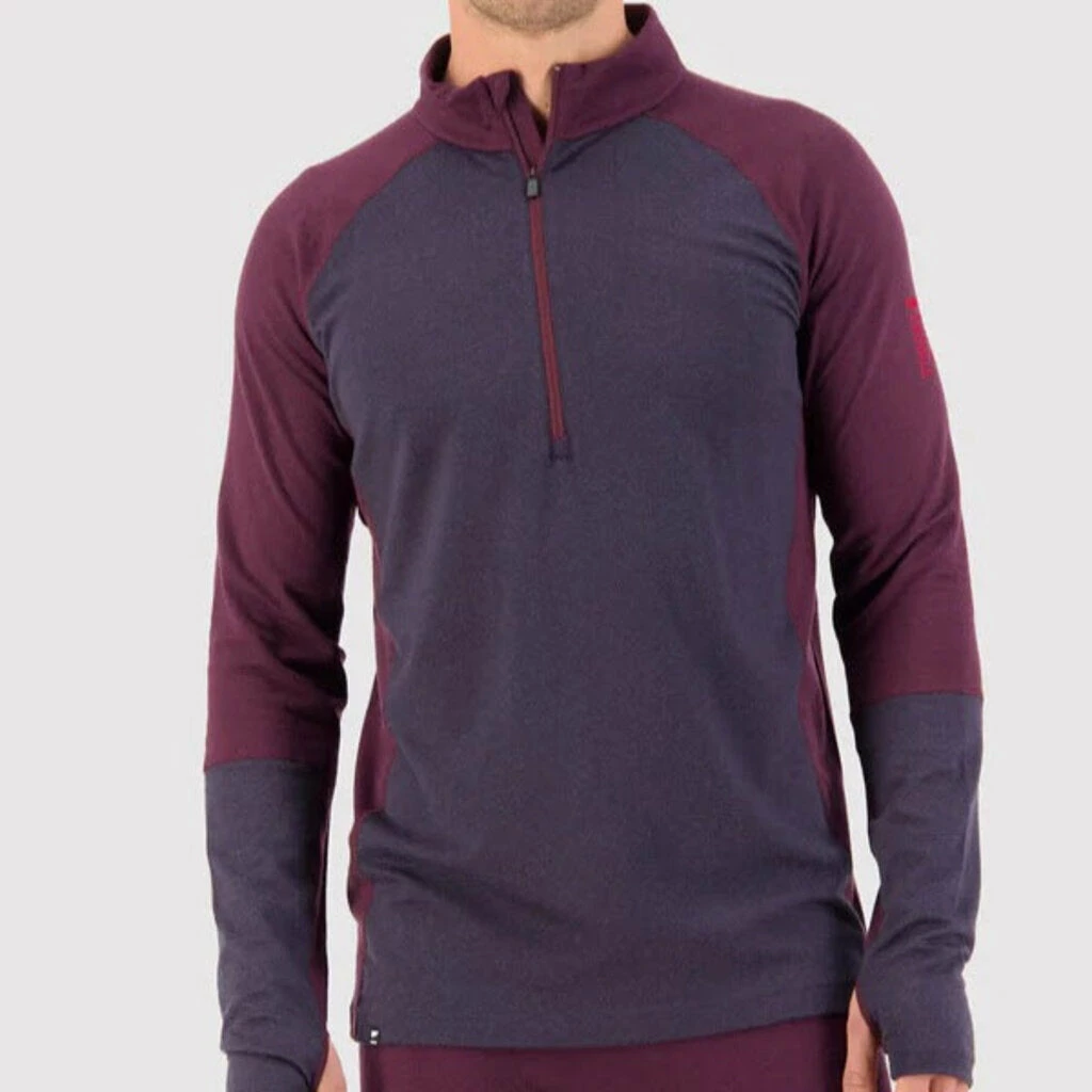 Mons Royale Men's Olympus Half Zip Merino Baselayer 250 Shirt 3 Mons Royale Men's Olympus Half Zip Merino Baselayer 250 Shirt