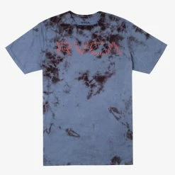 RVCA Men's Radar Tie Dye Tee Shirt Lifestyle Tops