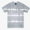 RVCA Men's Manic Tie Dye Strip Tee Shirt Lifestyle Tops