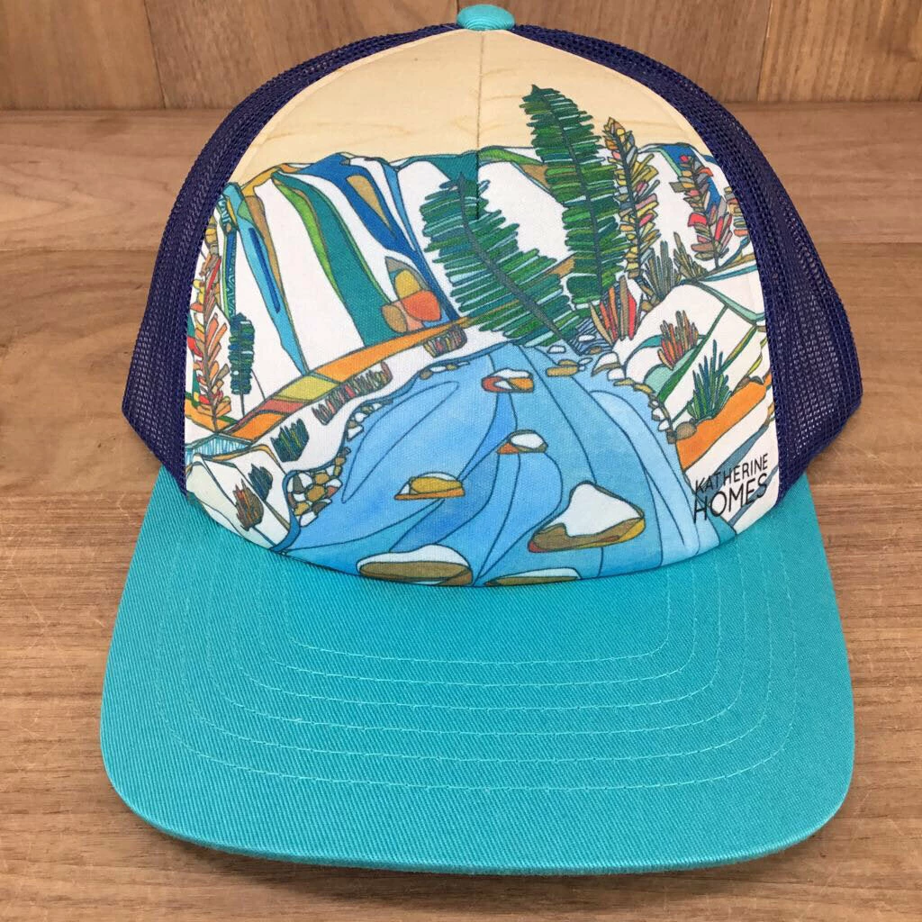Katherine Homes Silent Winter River Trucker Hat 3 Katherine Homes Silent Winter River Trucker Hat