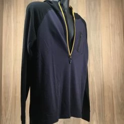 Mons Royale Traverse Midi Half Zip Hoodie