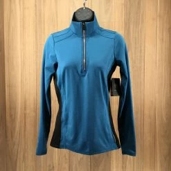 Snow Angel Teal Quarter Zip