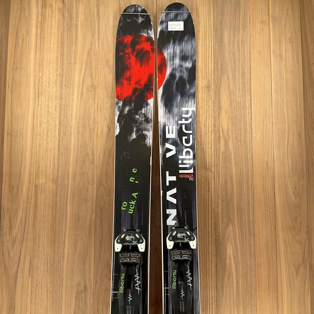 Liberty Joe Schuster Skis W/ Liberty Adrenalin 16 A/T Bindings And Pomoca Skins 3 Liberty Joe Schuster Skis W/ Liberty Adrenalin 16 A/T Bindings And Pomoca Skins