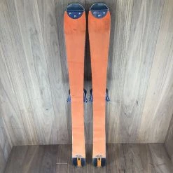 K2 Junior's Luv Bug W/ Voile Tele Binding And Skins Skis