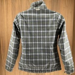 Burton M's Plaid Insulated Fleece Full Zip Jacket Outerwear And Clothing