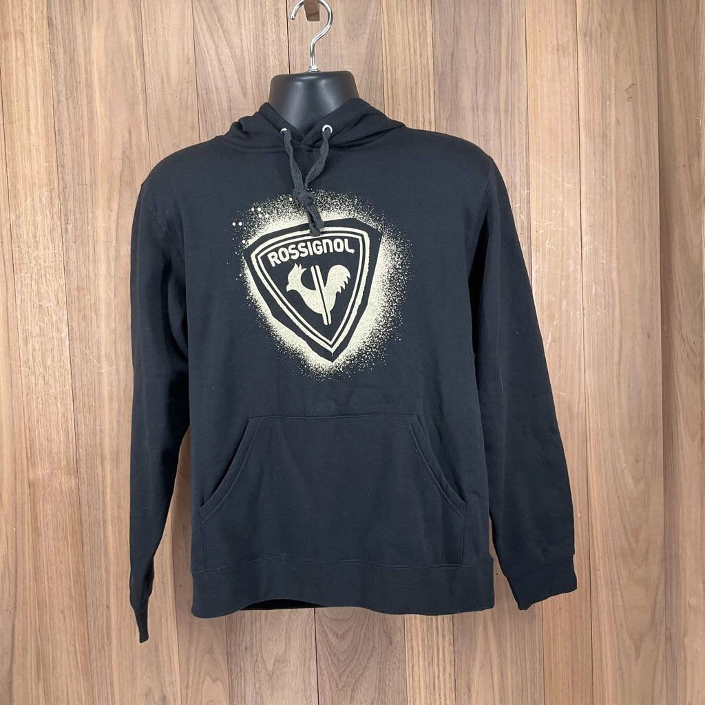 Rossignol Spray Paint Black Hoodie Lifestyle Tops 3 Rossignol Spray Paint Black Hoodie Lifestyle Tops