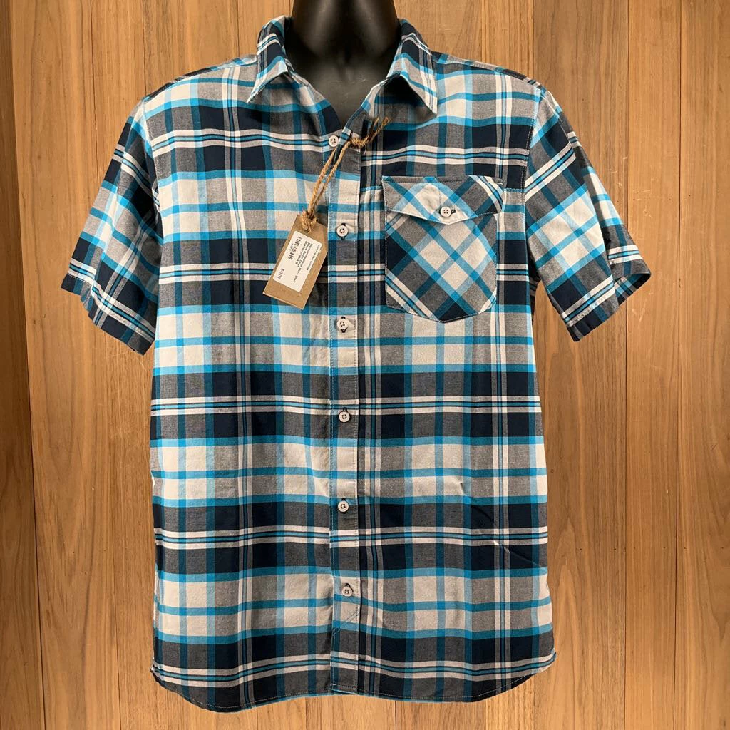 Fox Mountain Hardwear Men's Short Sleeve Button Down Lifestyle Tops 3 Fox Mountain Hardwear Men's Short Sleeve Button Down Lifestyle Tops