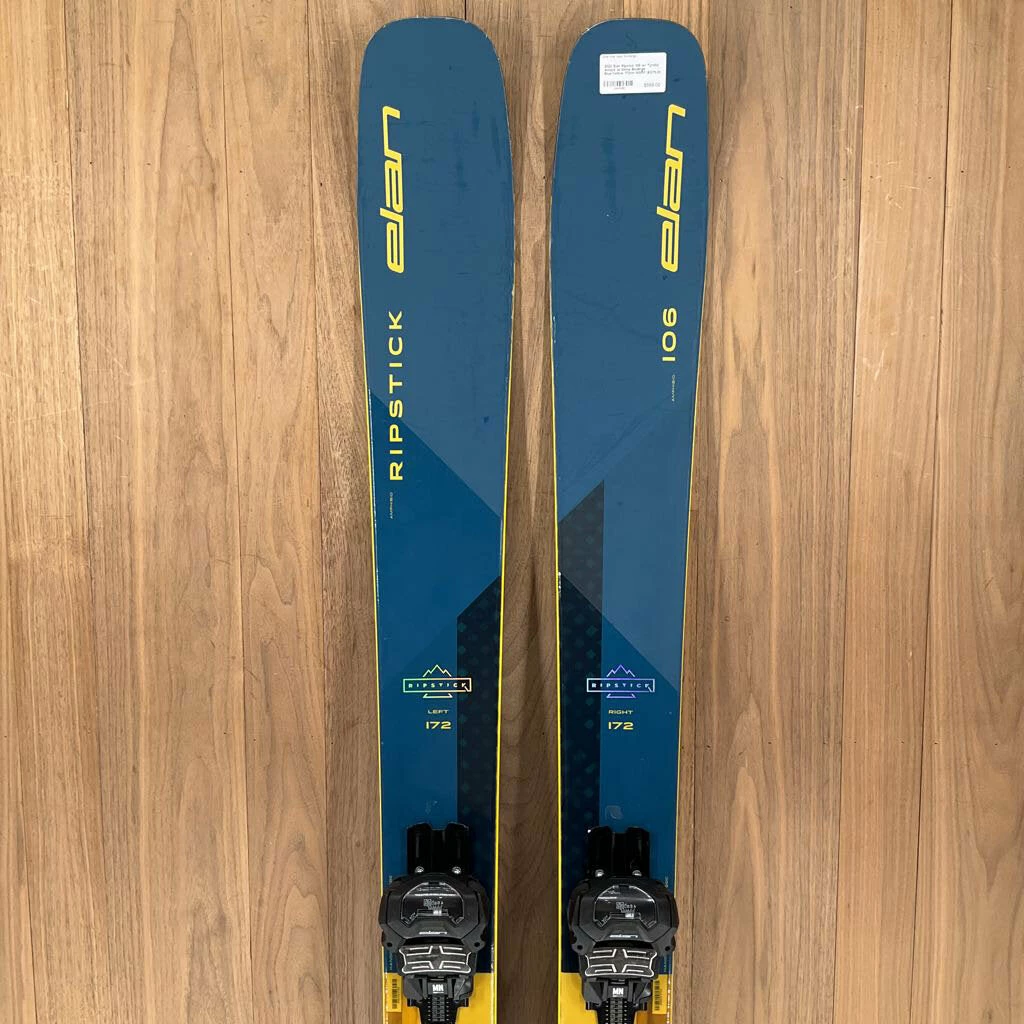 Ski 2022 Elan Ripstick 106 W/ Tyrolia Attack 14 Demo Bindings 7 Ski 2022 Elan Ripstick 106 W/ Tyrolia Attack 14 Demo Bindings