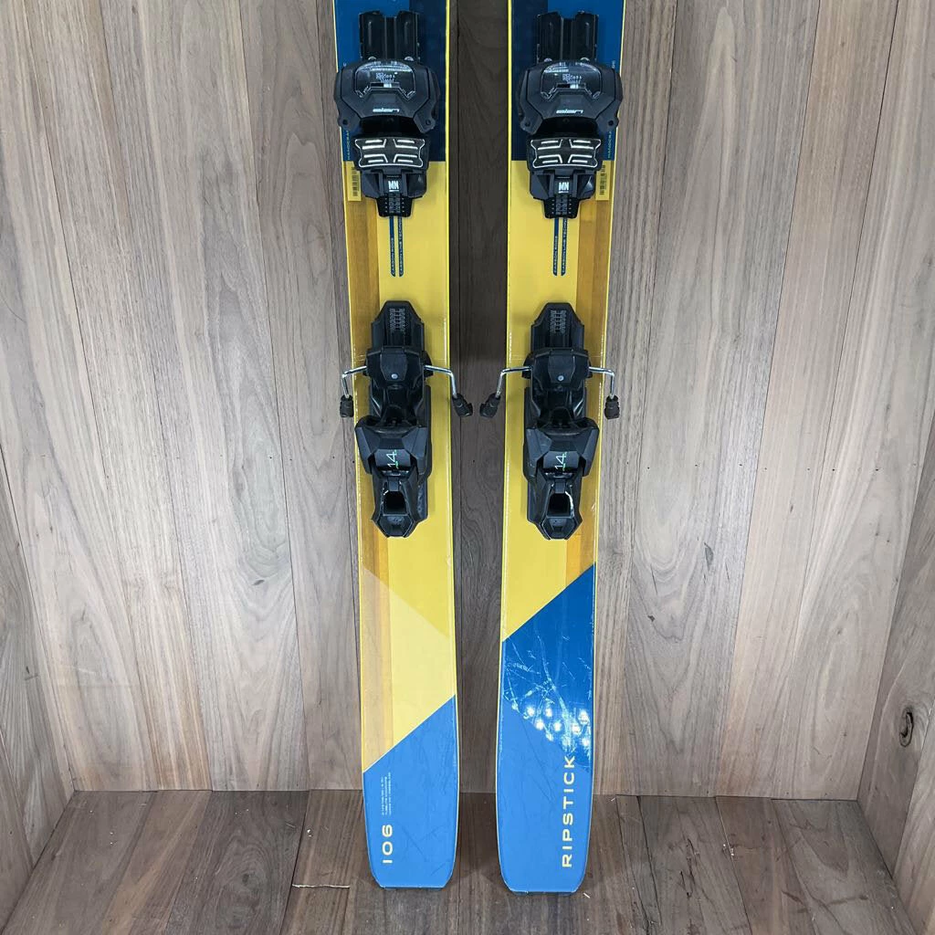 2022 Elan Ripstick 106 W/ Tyrolia Attack 14 Demo Bindings 12 2022 Elan Ripstick 106 W/ Tyrolia Attack 14 Demo Bindings
