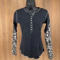 Lifestyle Tops Aventura Women's 1/2 Button Cotton Shirt