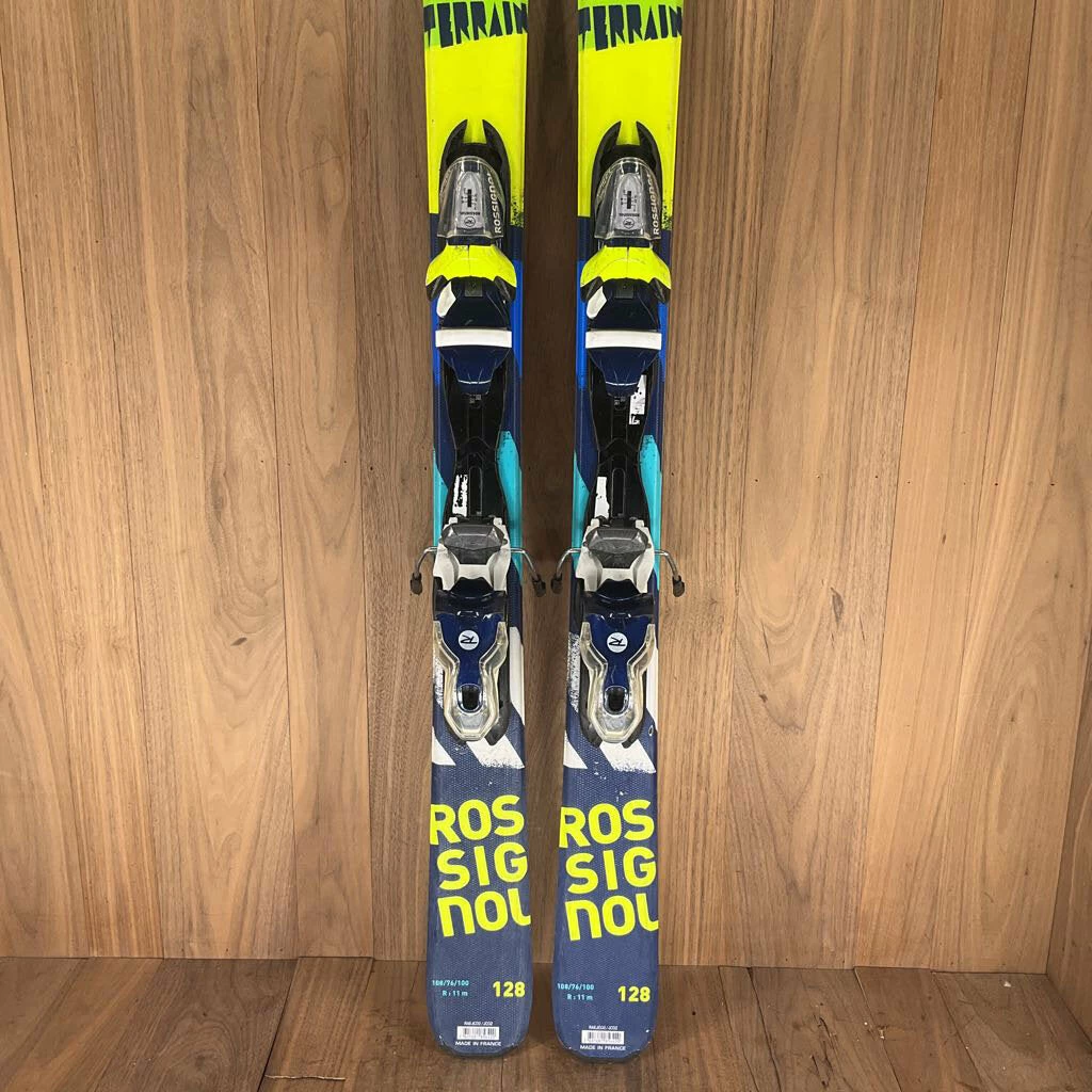 Skis Rossignol Junior's Terrain Ski W/ Rossignol Xelium Demo Binding 4 Skis Rossignol Junior's Terrain Ski W/ Rossignol Xelium Demo Binding