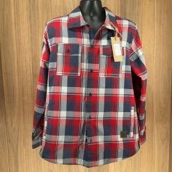 Adidas Men's Plaid Long Sleeve Button Up Shirt