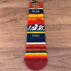 The Sock Lone Rock Alta Logo Sock Ski Socks