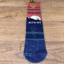 The Sock Lone Rock Alta Logo Sock Ski Socks