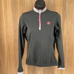 Castelli Women's Quarter Zip Long Sleeve Cycling Jersey Bike