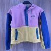 Junior Patagonia Girl's Microdini Cropped Hoody Pullover 1 Junior Patagonia Girl's Microdini Cropped Hoody Pullover