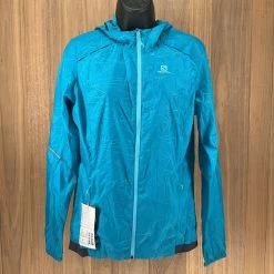 Salomon Women's Agile Wind Print Hoodie Windbreakers & Raincoats