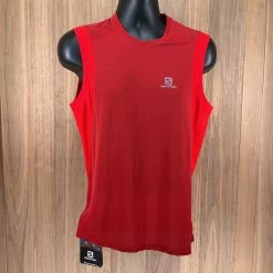 Lifestyle Tops Salomon Men's Trail Runner Sleeveless Tee Shirt